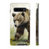Grizzly Bear in a Field - Impact Resistant Phone Case Samsung Galaxy S10 Plus Matte